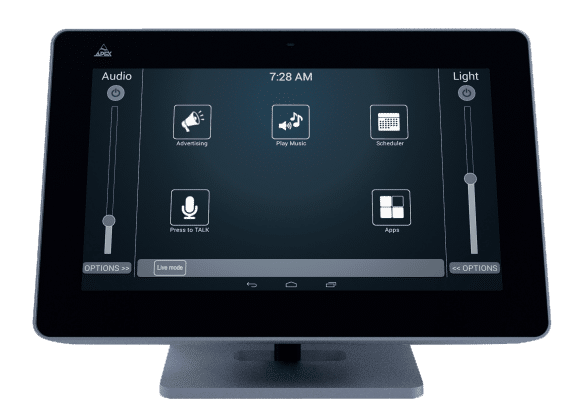 APEX Liviau S touch panel AV control system