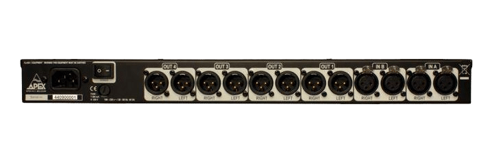 dBZ-48 2 input 4 output analog zone mixer
